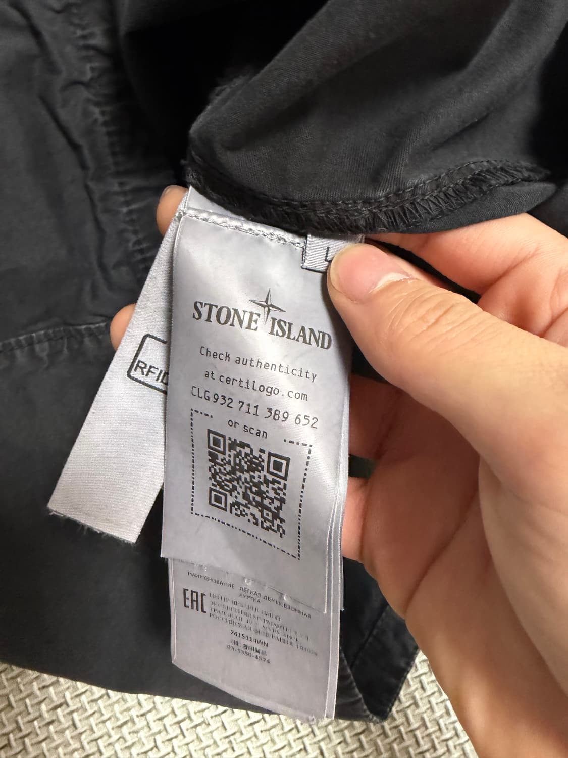 신형 급처 스톤아일랜드 셔츠자켓 블랙 L사이즈 상품이미지4