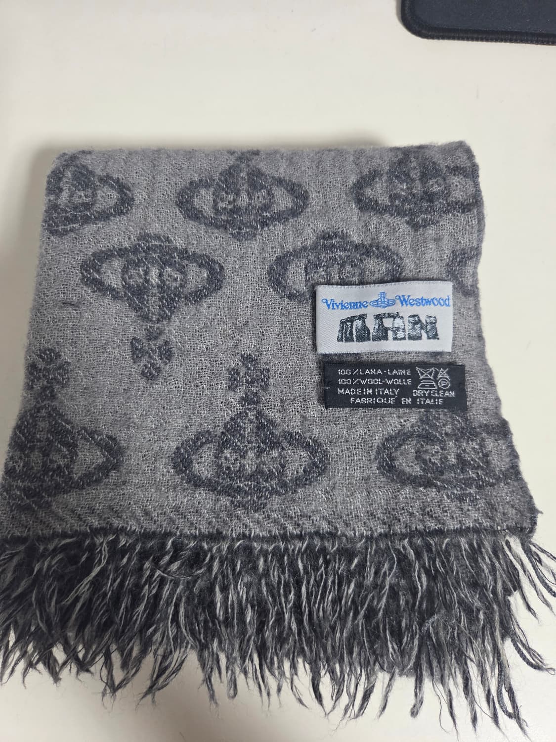 비비안웨스트우드 리버시블 오블리크 머플러 상품이미지1