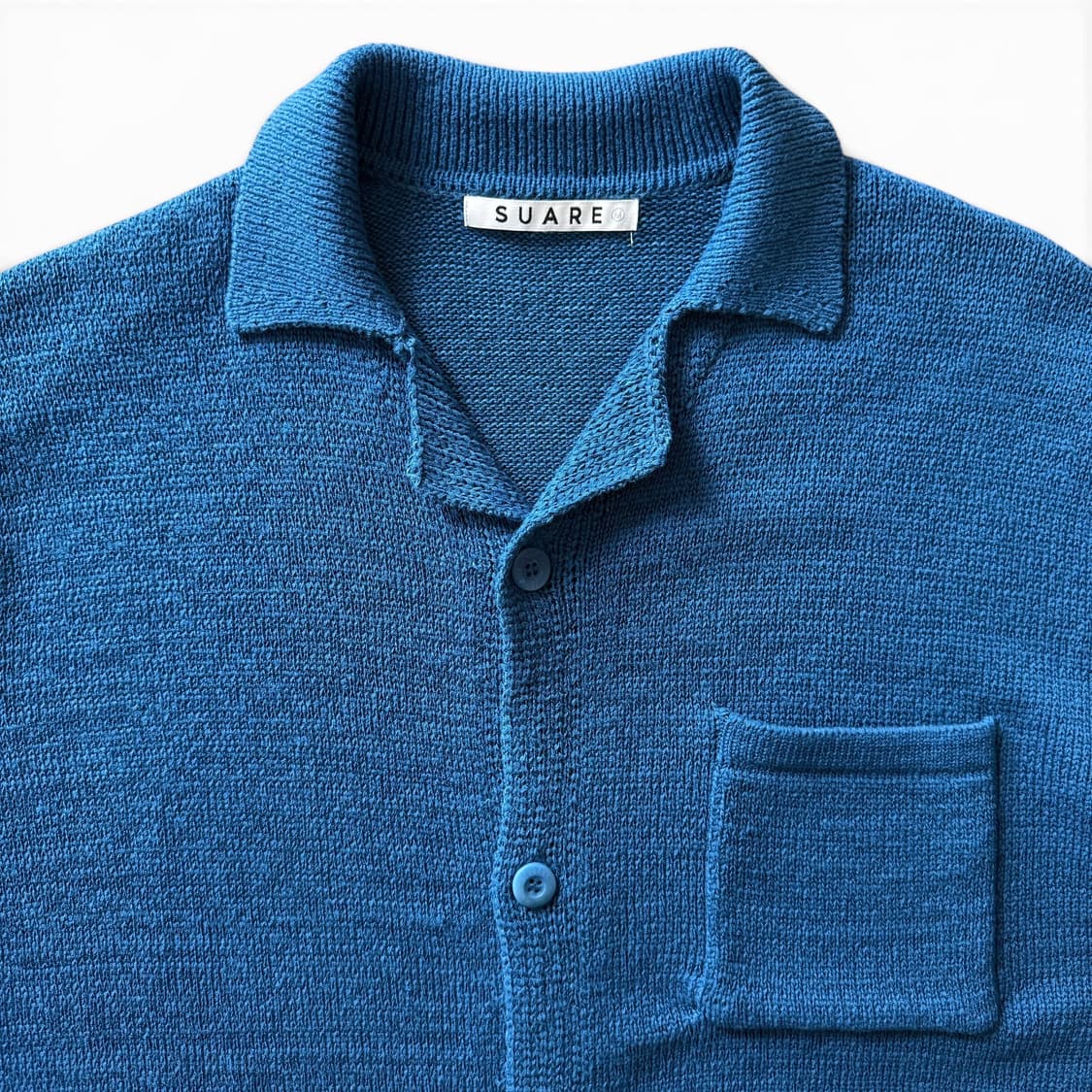 SUARE Deep Sea Blue Knit Shirt 상품이미지6