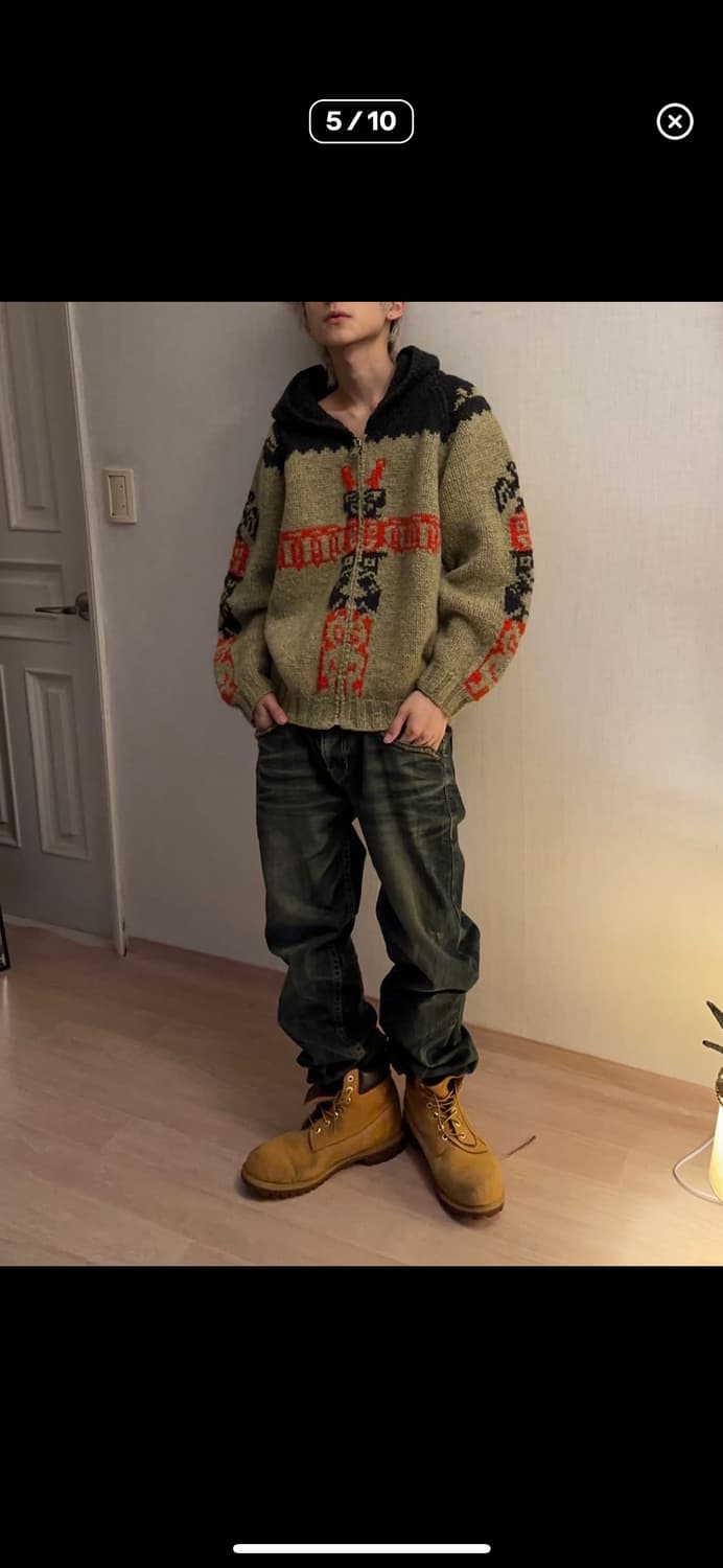 RNA 울 코위찬 니트 집업 상품이미지5