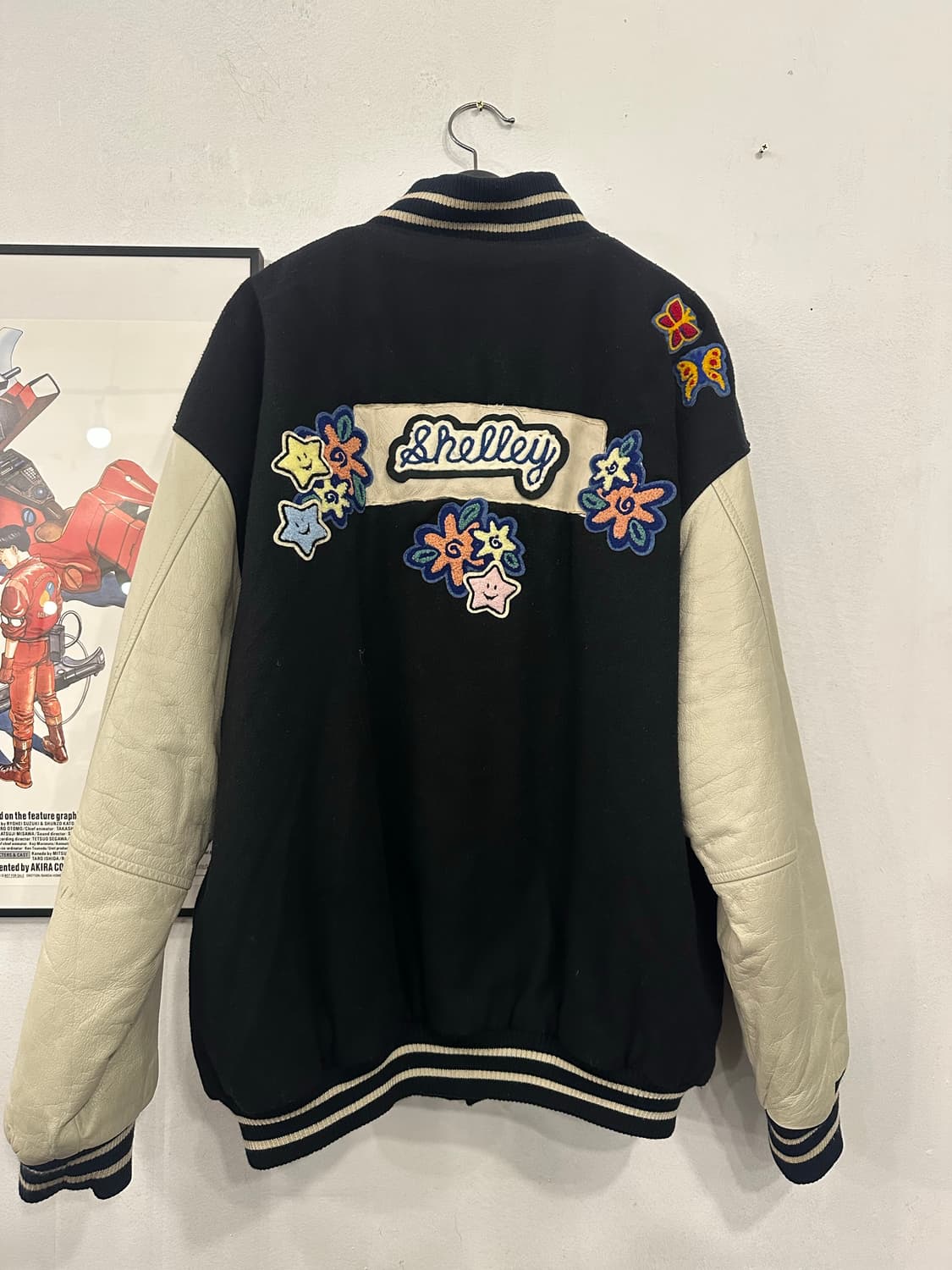 XL)울 레더 바시티 자켓 상품이미지2