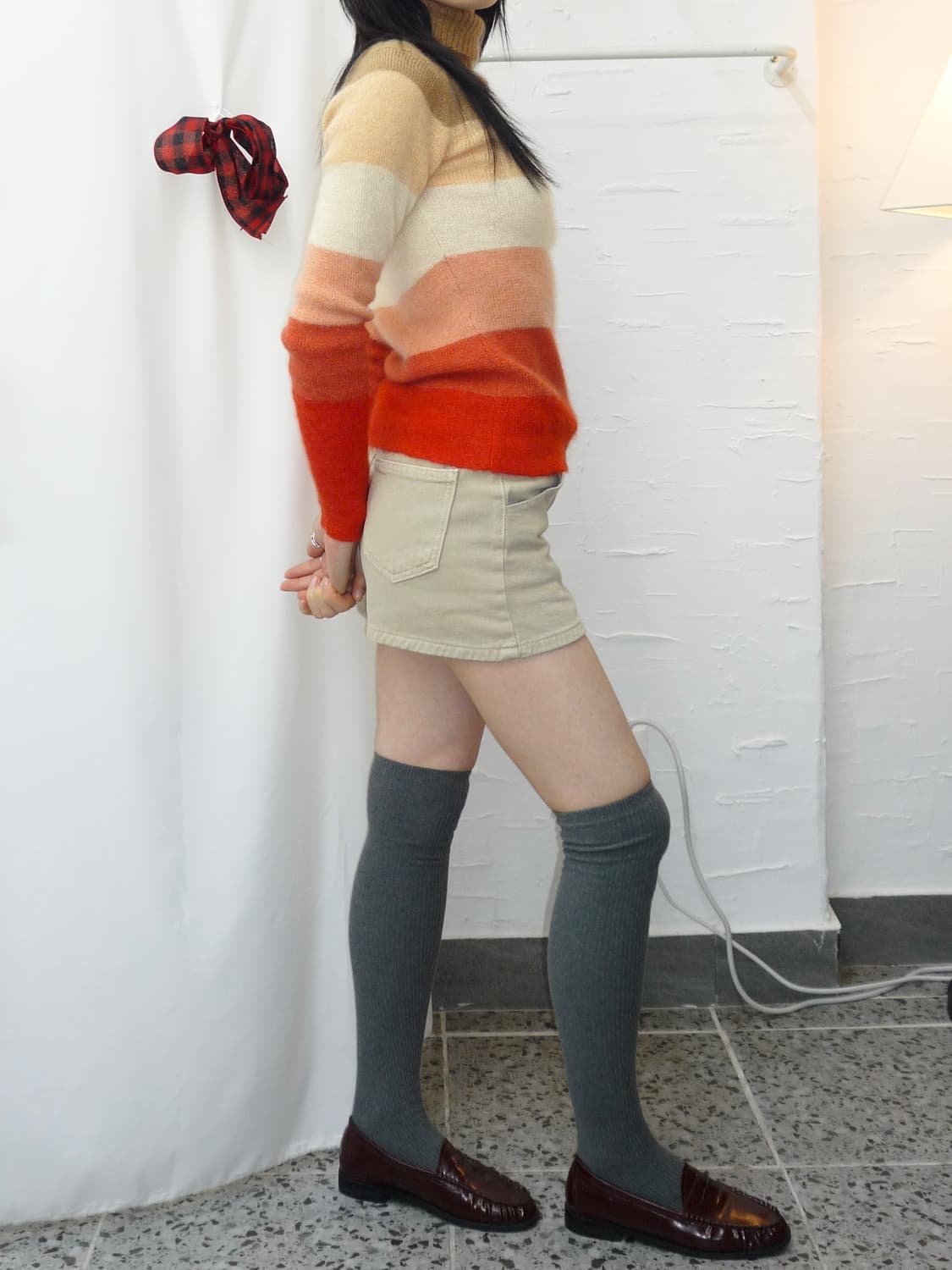 Warm stripe knit 상품이미지3