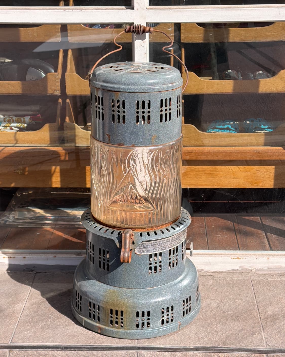 빈티지 소품 1910년 퍼펙션 법랑 스토브 히터 상품이미지2