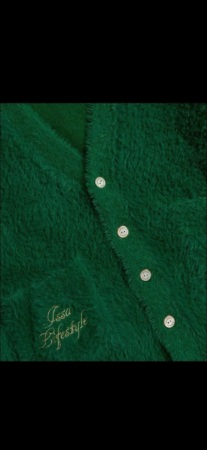 레이트 체크아웃 SSA LIFESTYLE 가디건 그린 L 상품이미지7