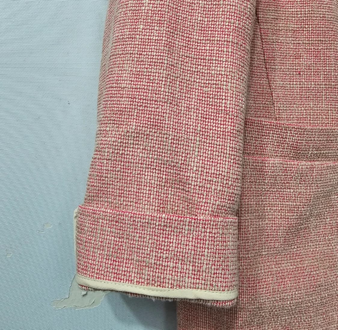 LANVIN 랑방 핑크 트위드 자켓 ~55 상품이미지5