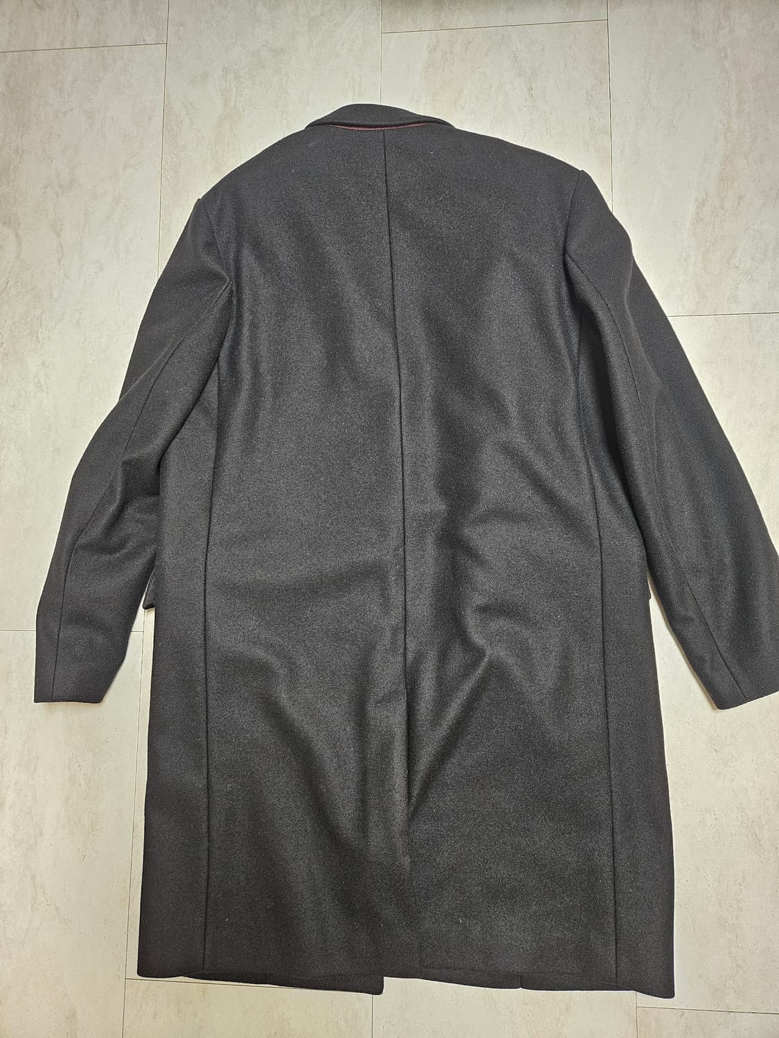 [M] 마르니 블랙 울 코트 상품이미지2