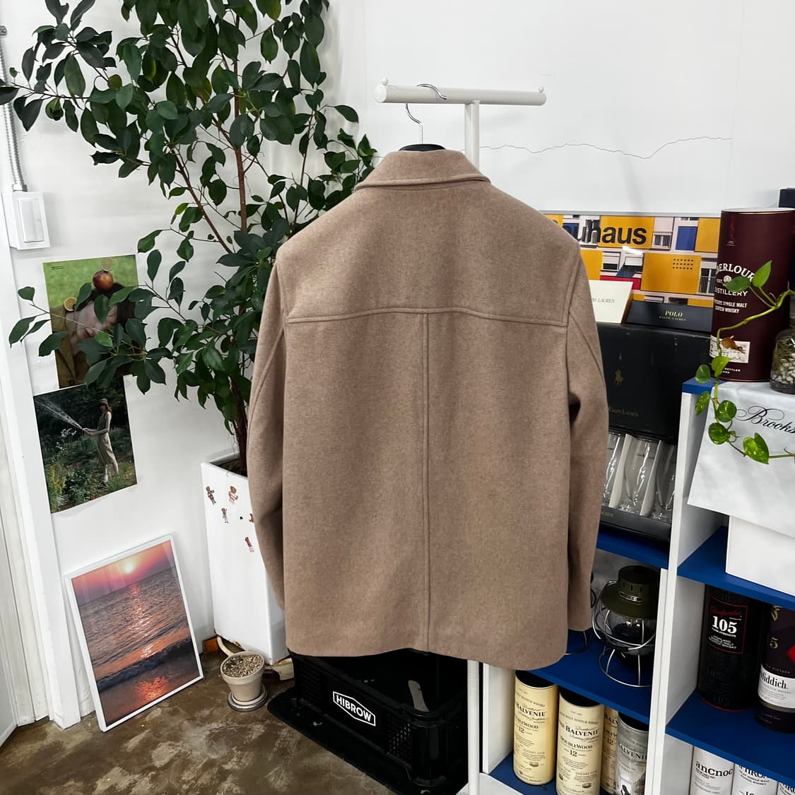 클럽모나코 싱글 하프코트 M 상품이미지6