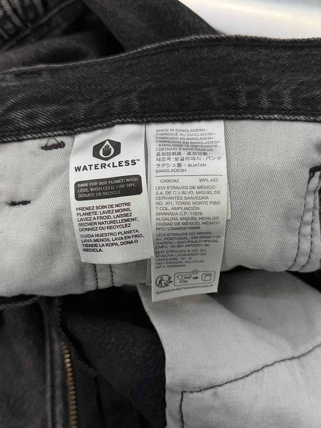 리바이스 워시드 그레이 루즈 카펜터 데님 팬츠 상품이미지7