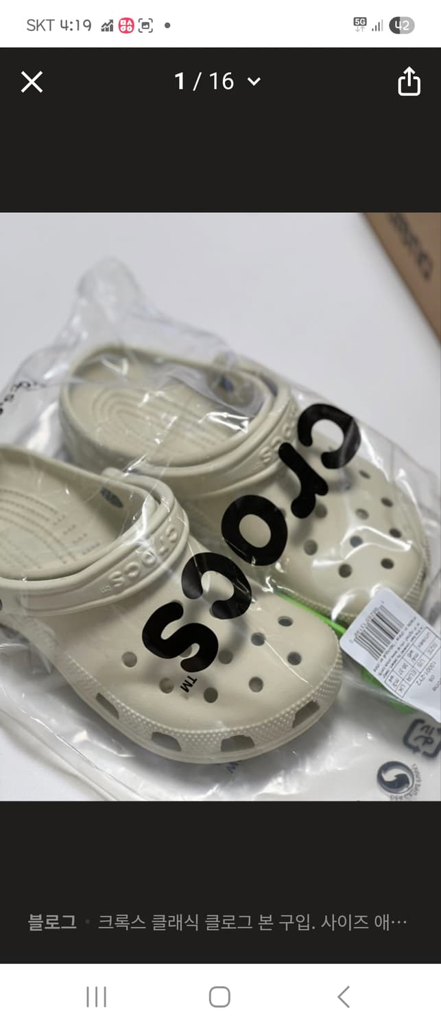 크록스클래시클로그본(240) 상품이미지1