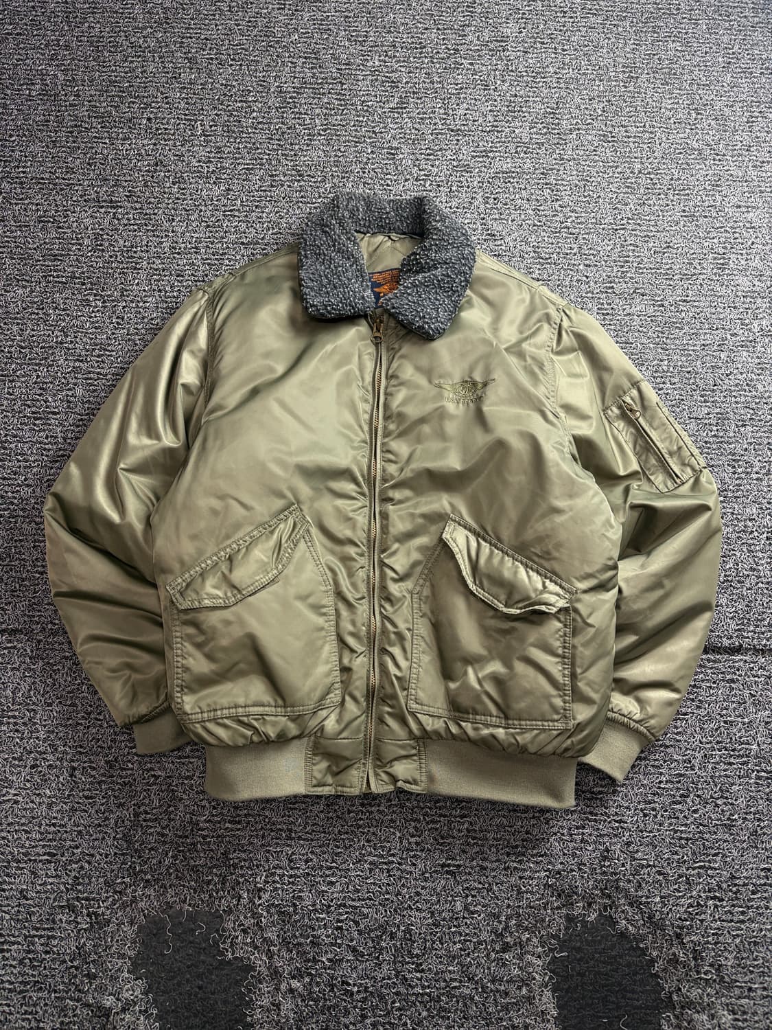 Us 에어포스 쉐르파 ma-1 항공 점퍼 3618 상품이미지2