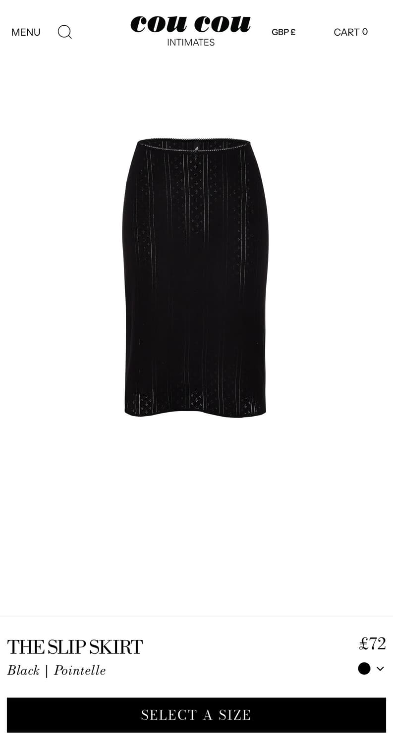 THE SLIP SKIRT 상품이미지1