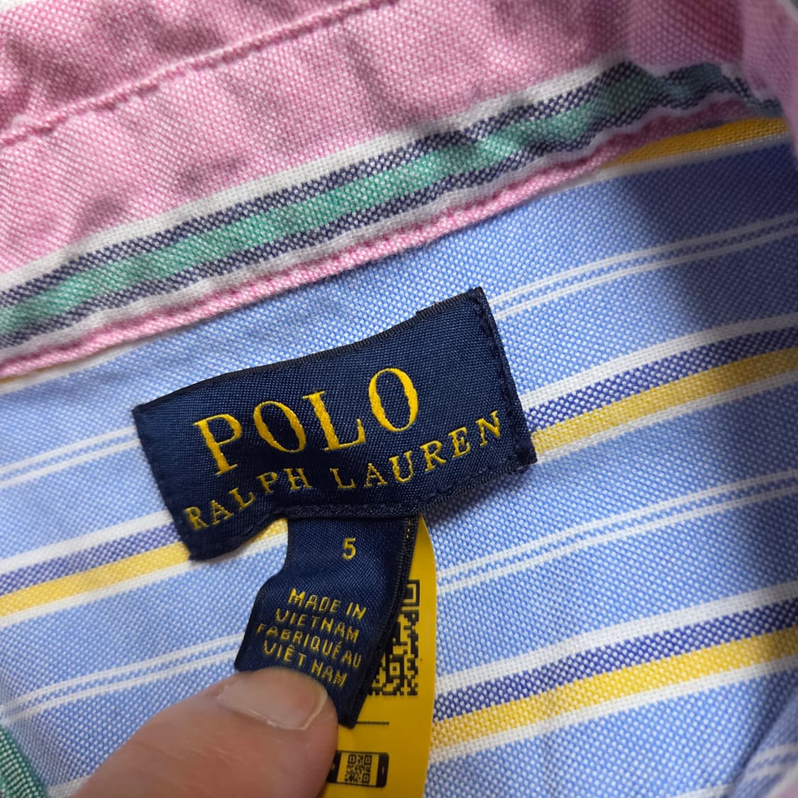 폴로 랄프로렌 여아 스트라이프 원피스 5 상품이미지4