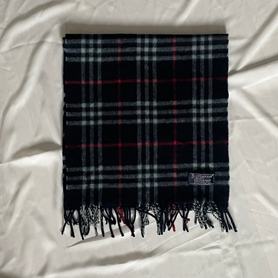 정품 버버리 머플러 램스울 체크 / 버버리 목도리 상품이미지3