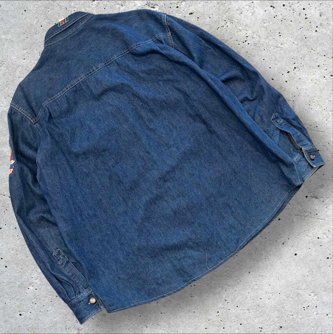 [XL] Johnny Blaze 데님 셔츠 남방 JB로고 B492 상품이미지2