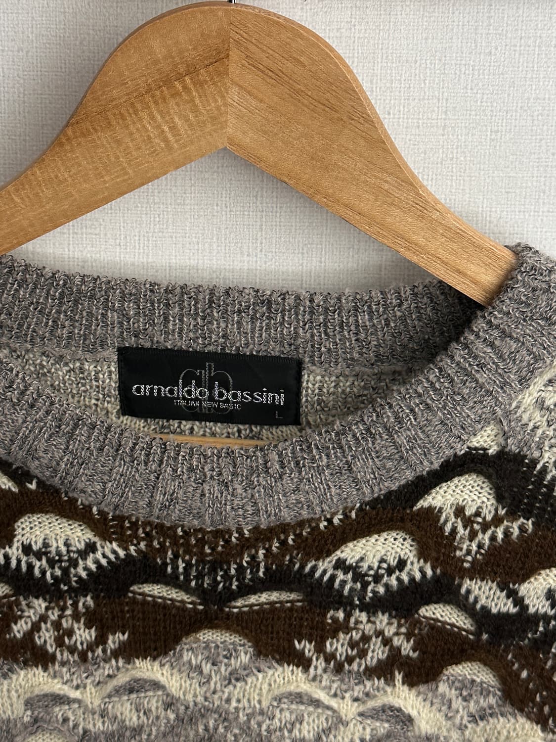 Armaldo Bassini 3D 케이블 스웨터 상품이미지8