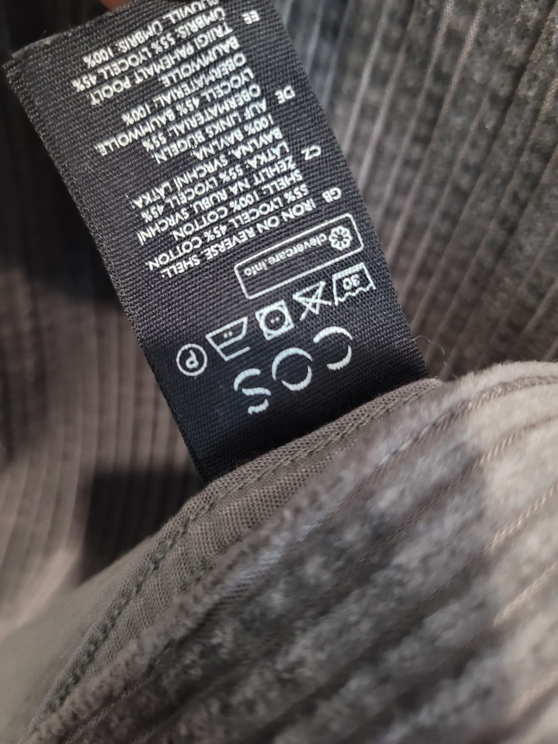 COS 코스 그레이 코듀로이 셔츠 남성 S사이즈 상품이미지6