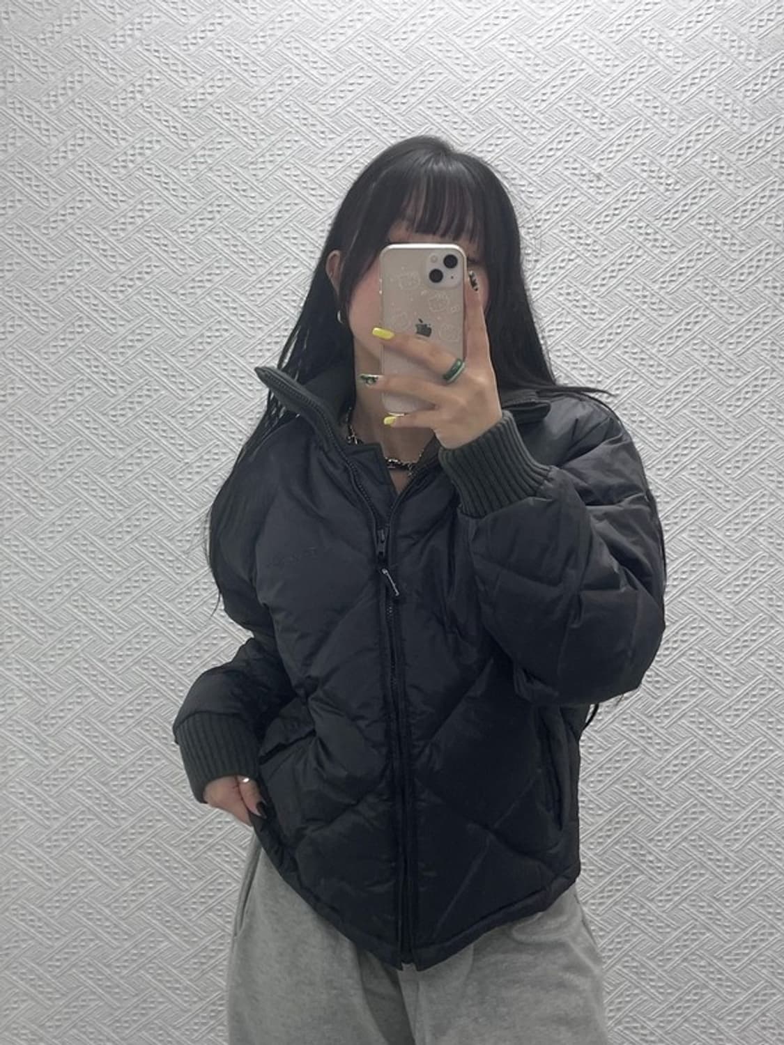 챔피온 올드스쿨 모던락시크 퀄팅 패딩 105 C07541 상품이미지2