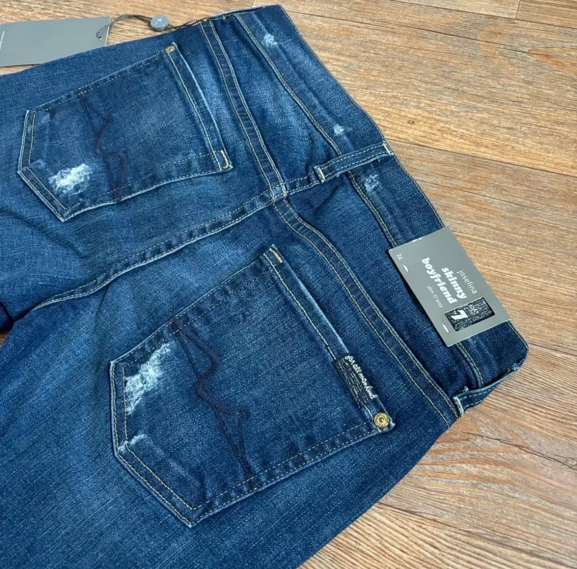새제품 세븐진 24 스키니 보이프렌드 데님 청바지 미국 수입 정품 상품이미지8