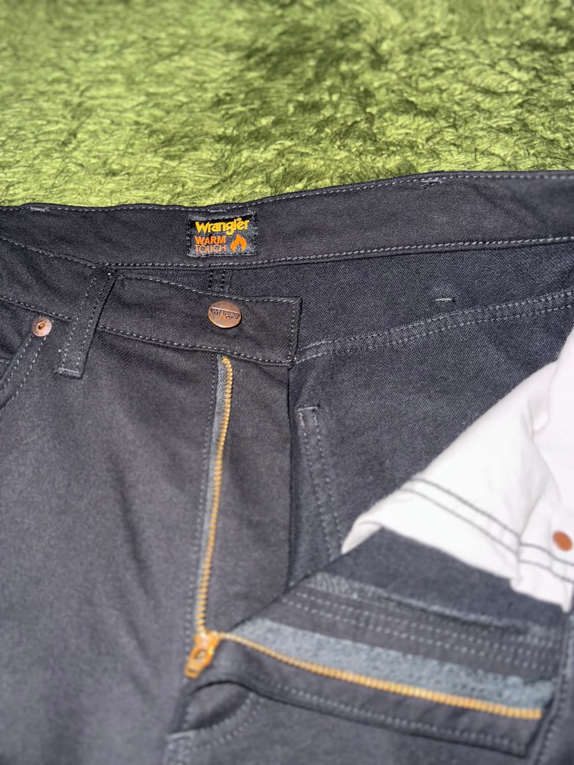 [32] Wrangler 랭글러 재팬 웜 터치 코튼 블렌디드 팬츠 블랙 상품이미지3