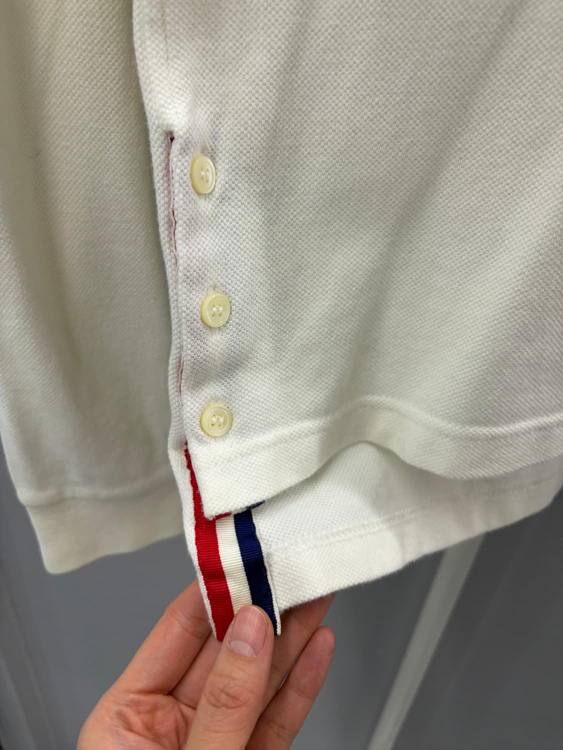 Thom Browne long-sleeve polo shirt  0 상품이미지4