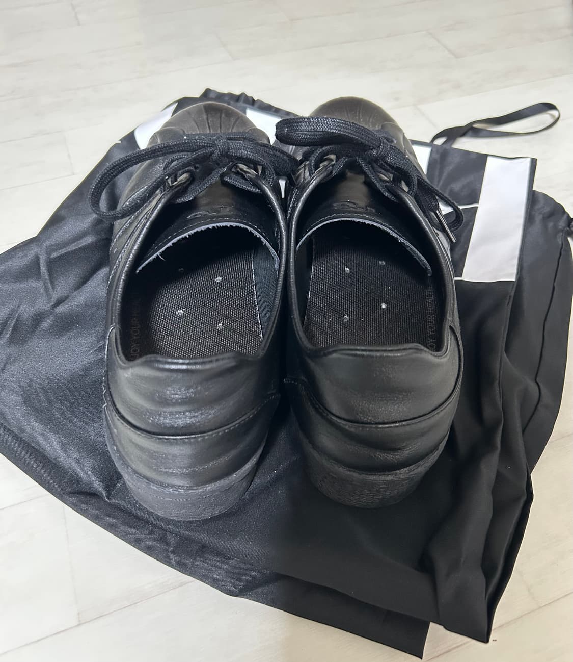 요지야마모토 Y-3 슈퍼스타 올블랙 상품이미지4