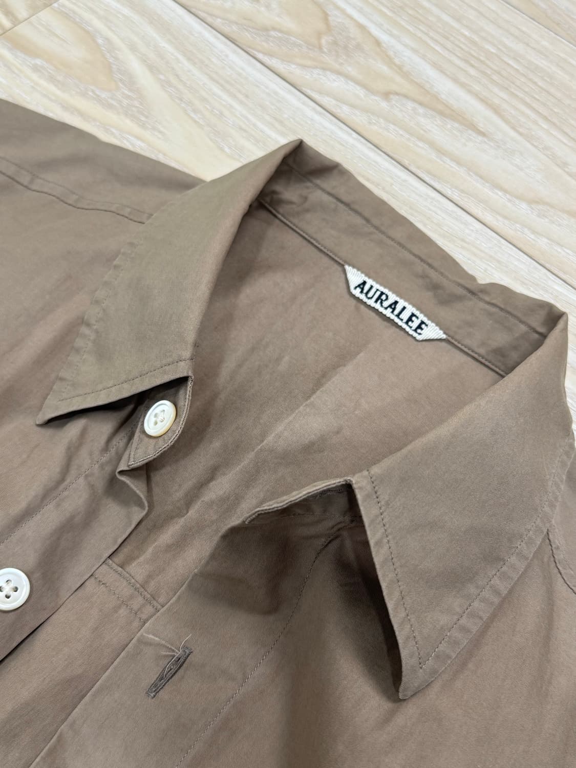Auralee 오라리 반팔 셔츠 5 상품이미지2