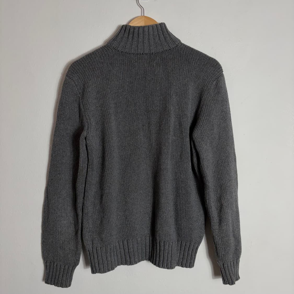 폴로 랄프로렌 하프집업 니트 그레이(M) 상품이미지2