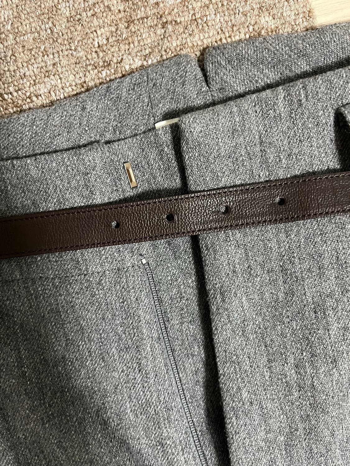 (S) 렉토 QUINCY WOOL BELTED PANTS  상품이미지6