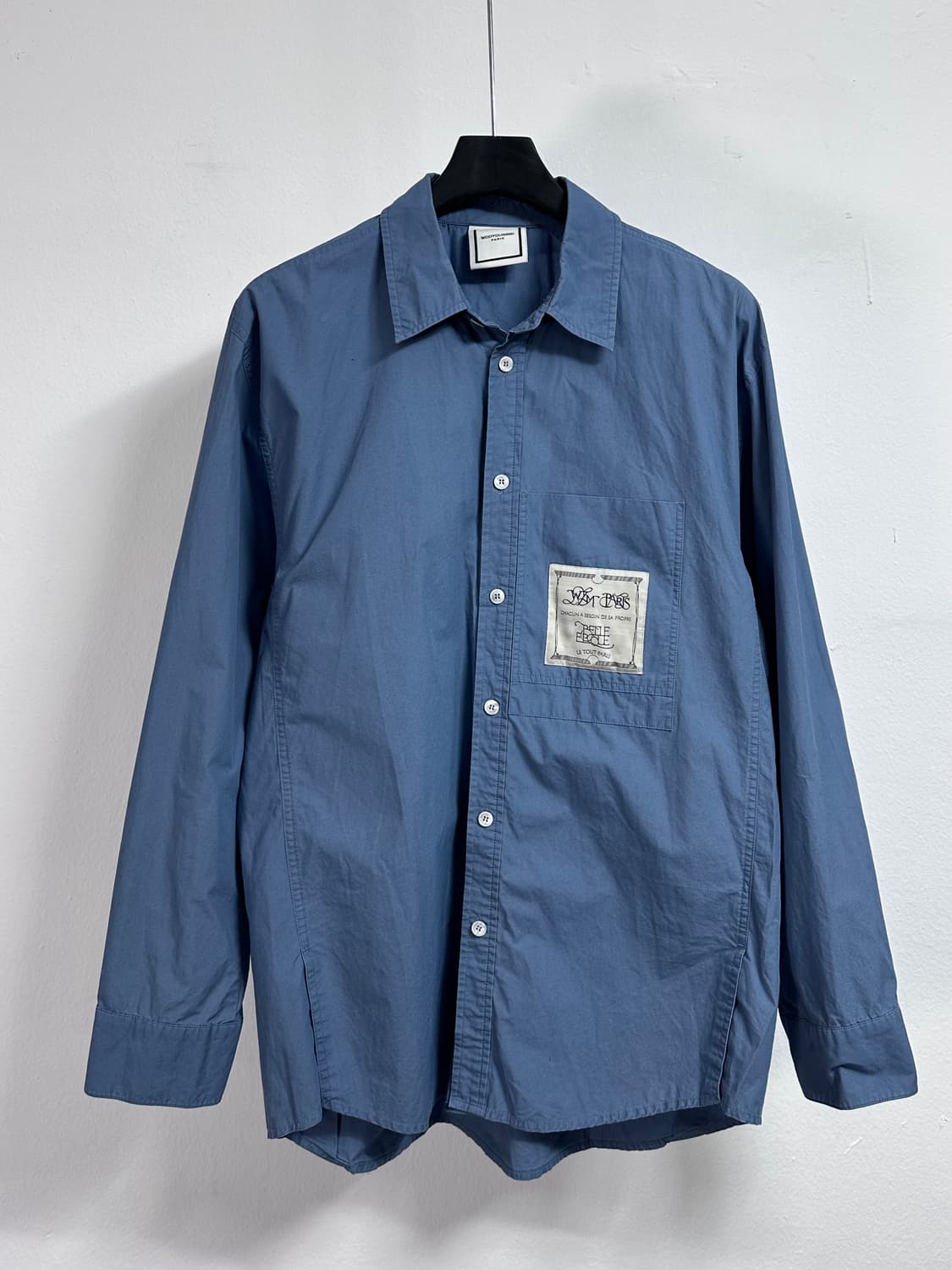  21s 우영미 패치 긴팔 셔츠 (on.47) 상품이미지1