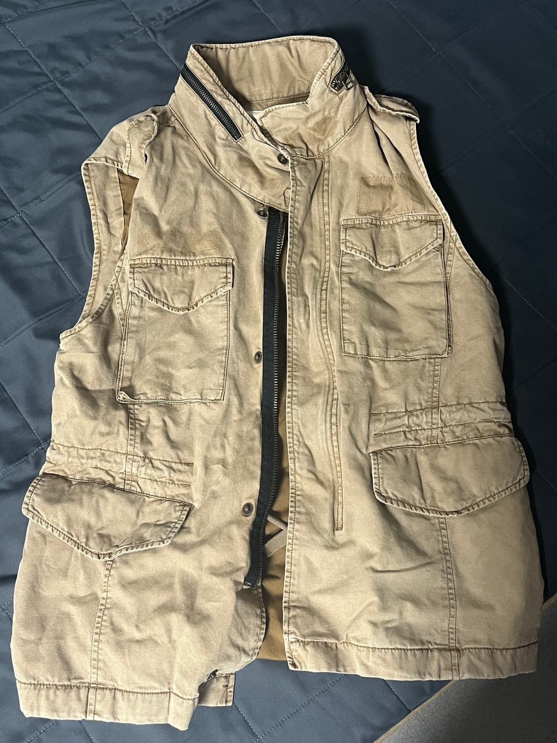 빈티지 워크 베스트 자켓 상품이미지1