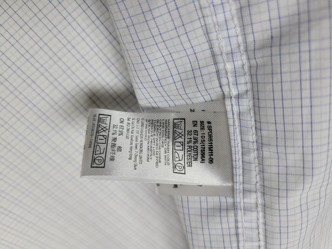 스파오포맨 SPAO for men 슬림핏 셔츠 105 스카이블루 상품이미지10