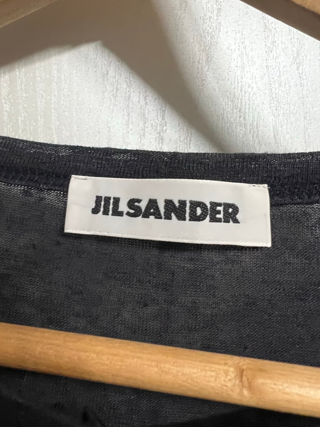 질샌더 린넨헨리넥 셔츠  상품이미지2