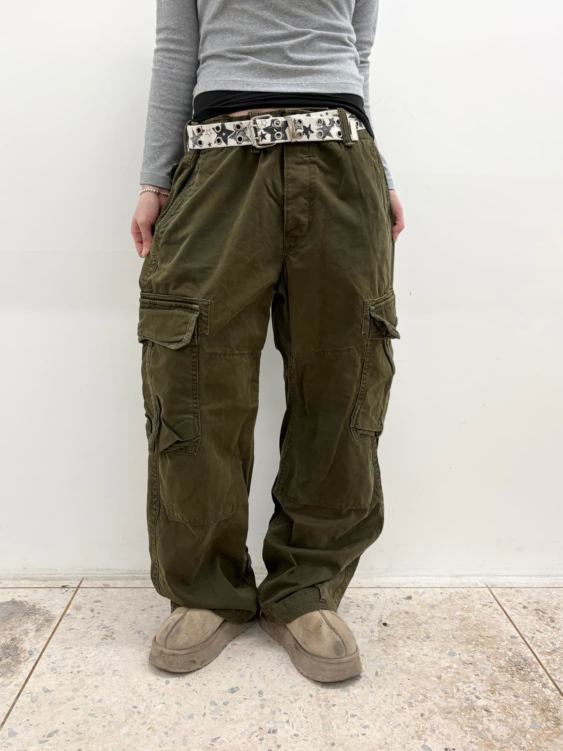 90s'빈티지 카고 팬츠 상품이미지4