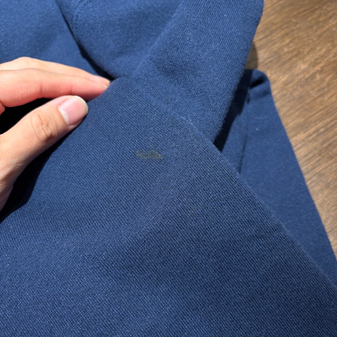 90s 90년대 미국 생산 러셀 블랭크 네이비 후드 집업  상품이미지8