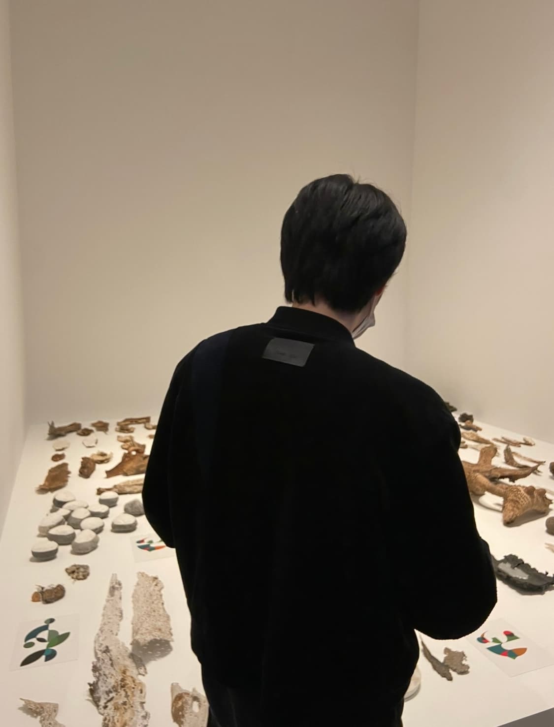 마뗑킴 코듀로이 베이스볼 점퍼 블랙 상품이미지1