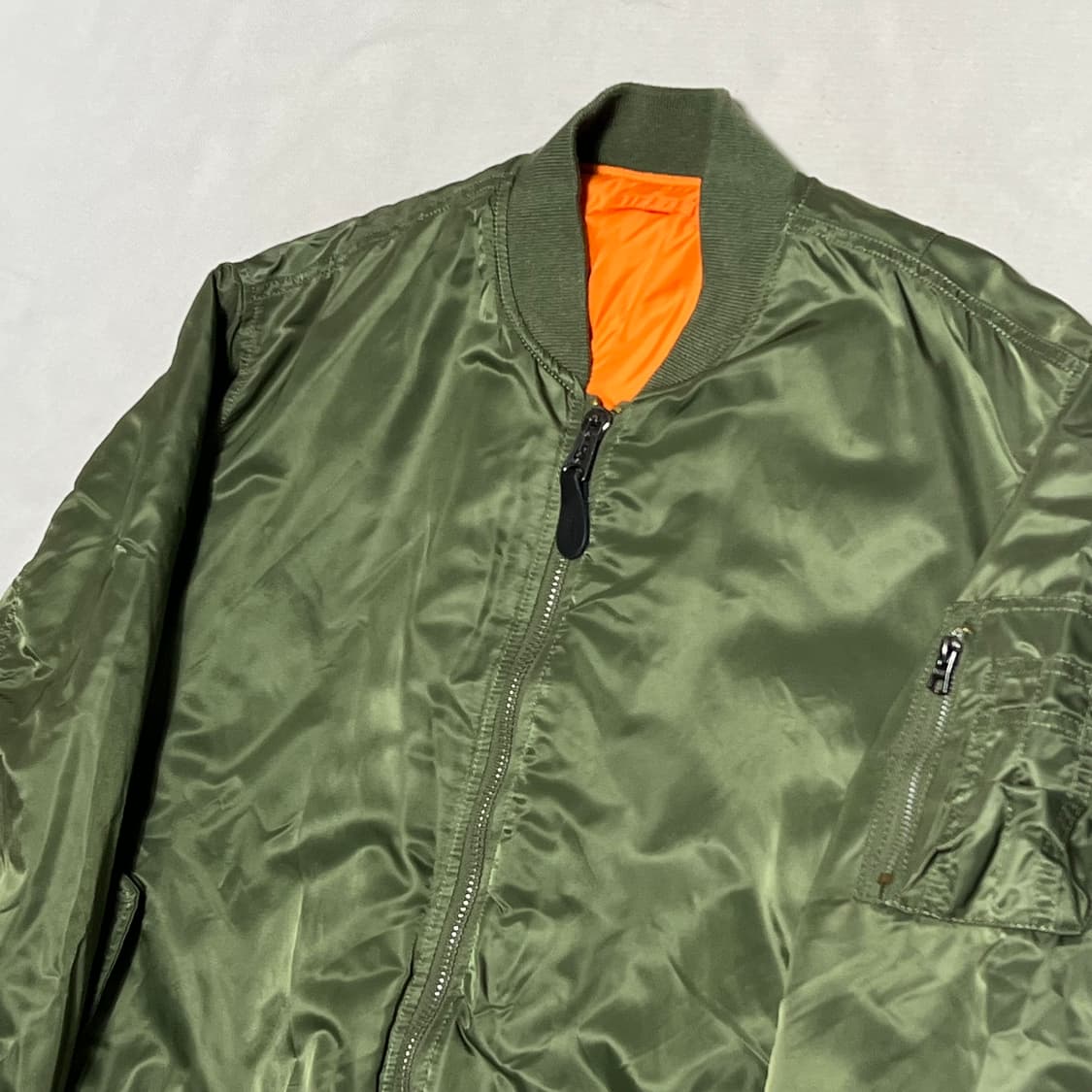 3XL 알파인더스트리 리버시블 ma-1 항공자켓 상품이미지1