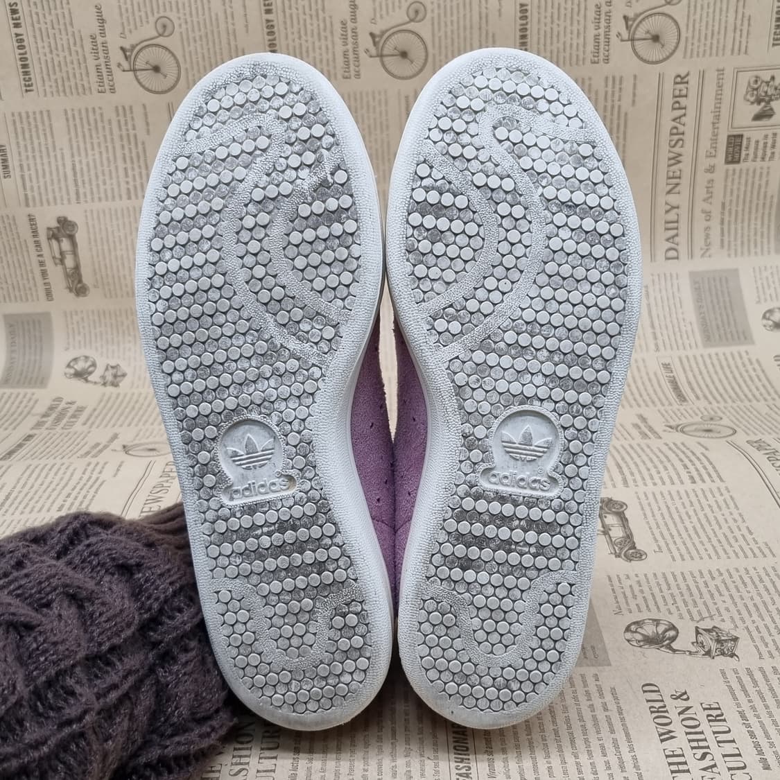 아디다스 스탠 스미스 퍼플 스웨이드245 상품이미지3