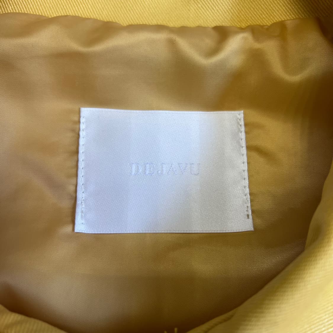 DEJAVU 옐로우 봄버 자켓 상품이미지5