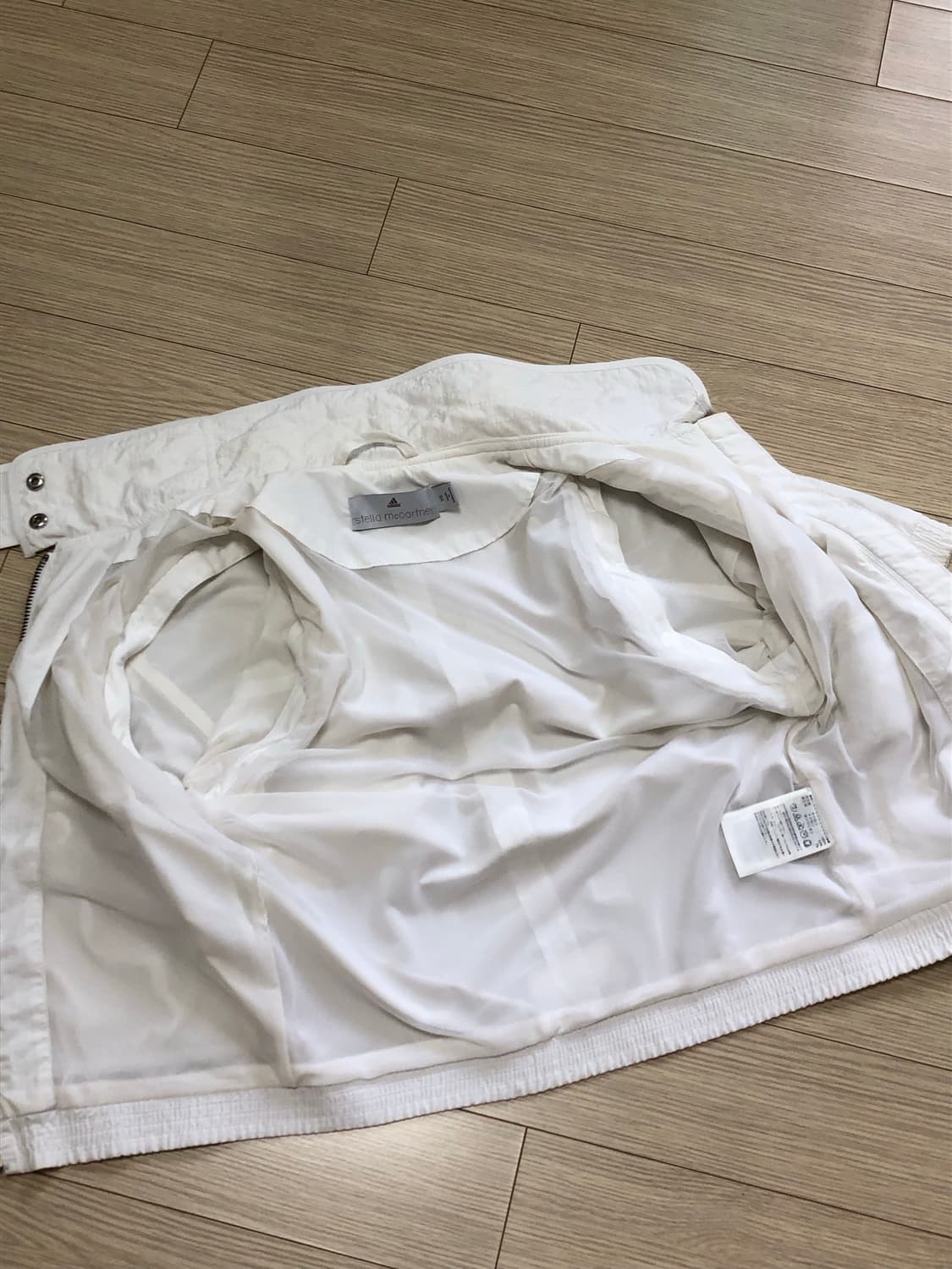 XS 아디다스 스텔라맥카트니 투웨이 크롭 반팔 집업 더블지퍼 나시 조끼 상품이미지5