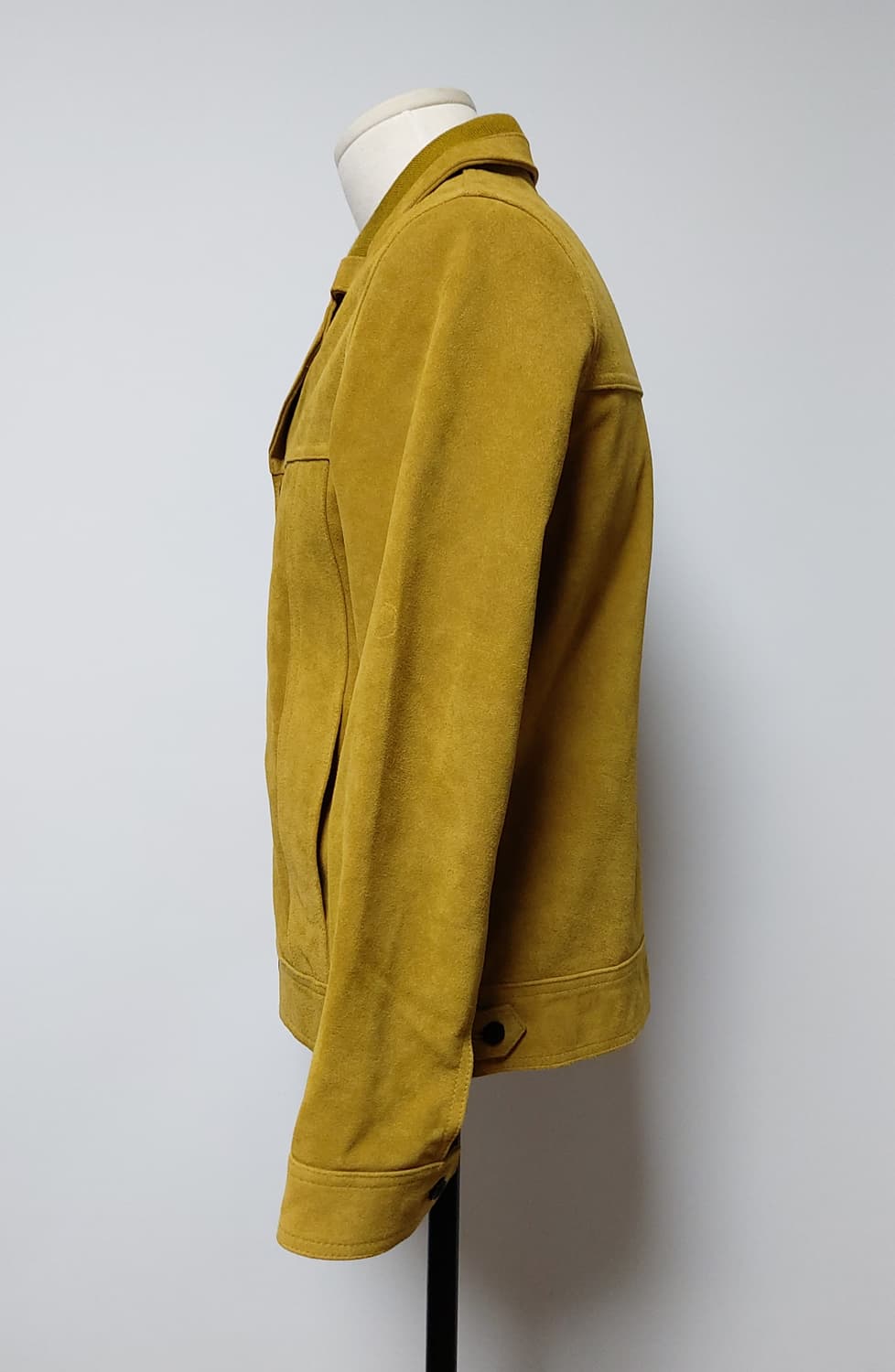 남성 리얼 카우 레드 스웨이드 트러커 자켓(95~100) 상품이미지2