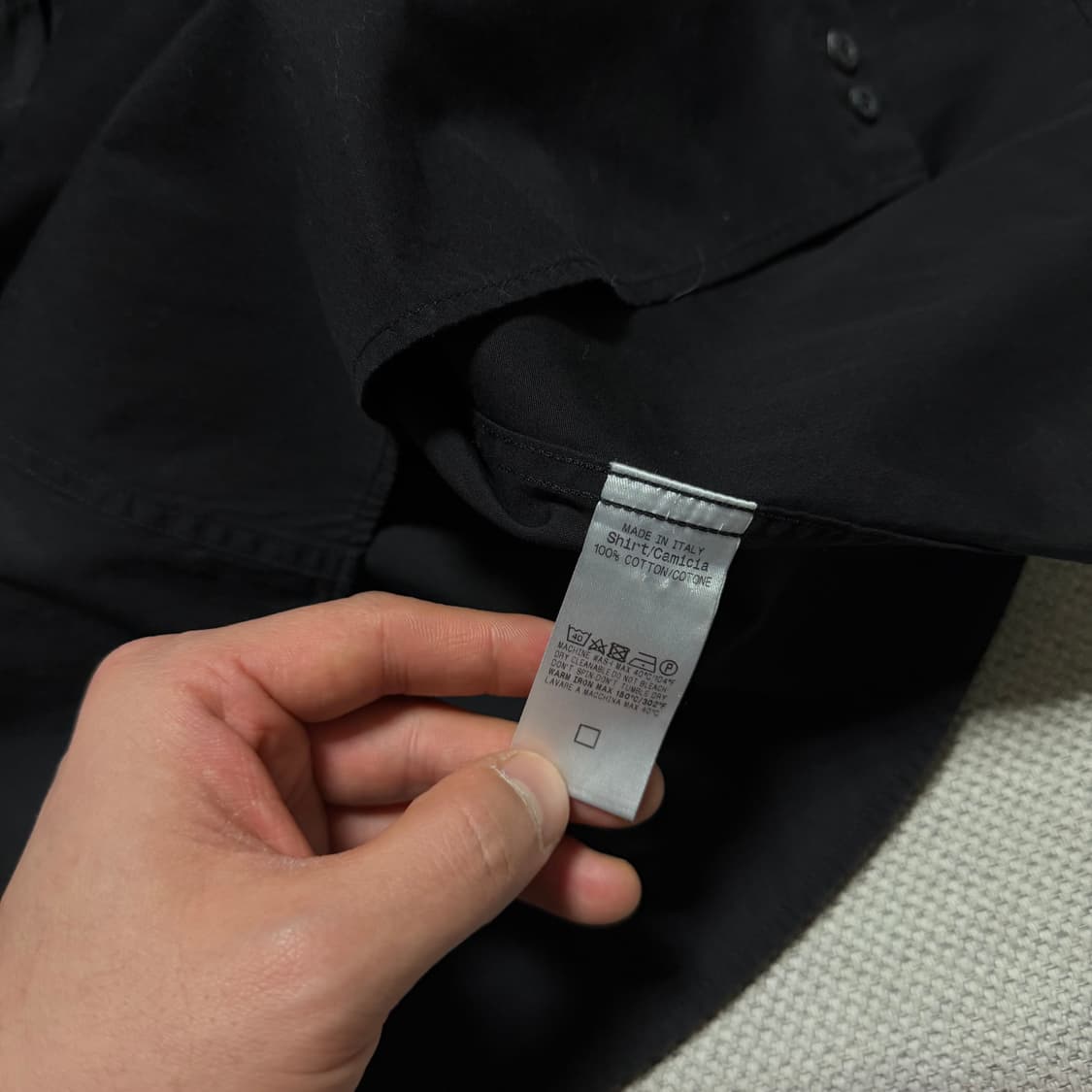 구찌 슬림핏 코튼 긴팔 셔츠 (정품) 상품이미지4