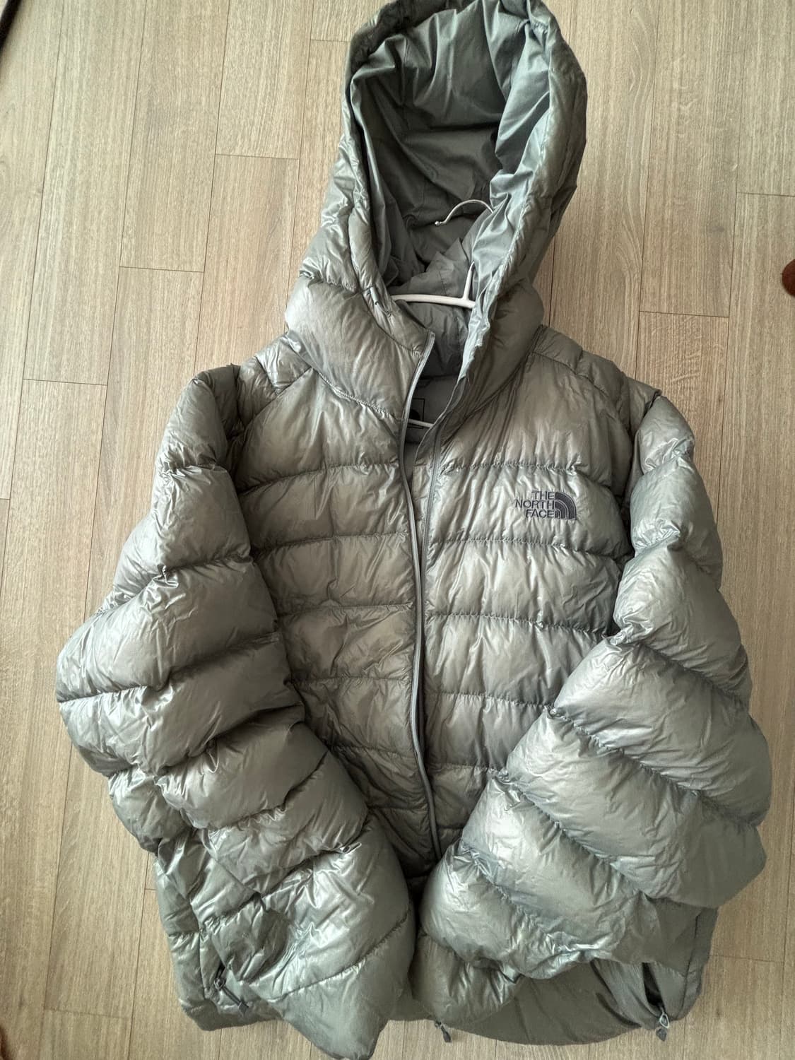 (3xl 115) 노스페이스 마티에르 EX RDS 다운 그레이 패딩 상품이미지1