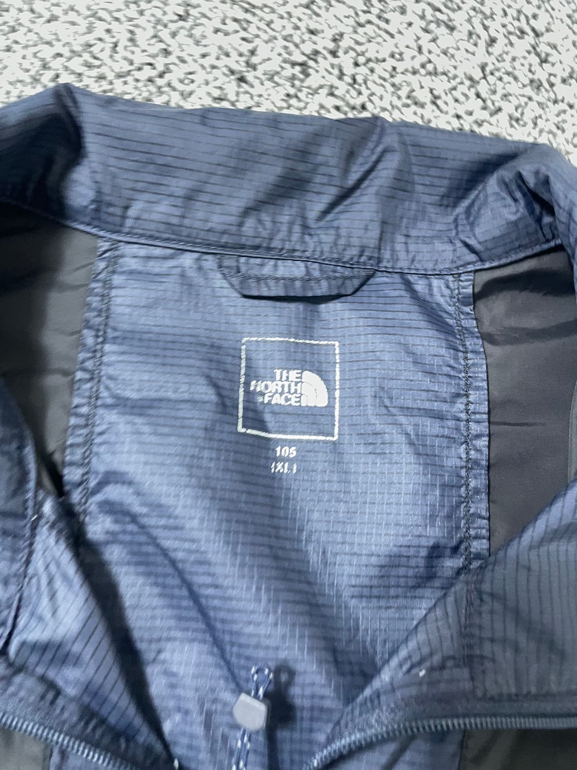 빈티지9. 노스페이스 집업 바람막이 나일론 윈드브레이커 점퍼 네이비 상품이미지5