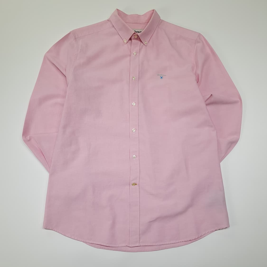 CL372 M 바버 코튼 버튼다운 옥스포드 핑크 셔츠 남방 상품이미지1