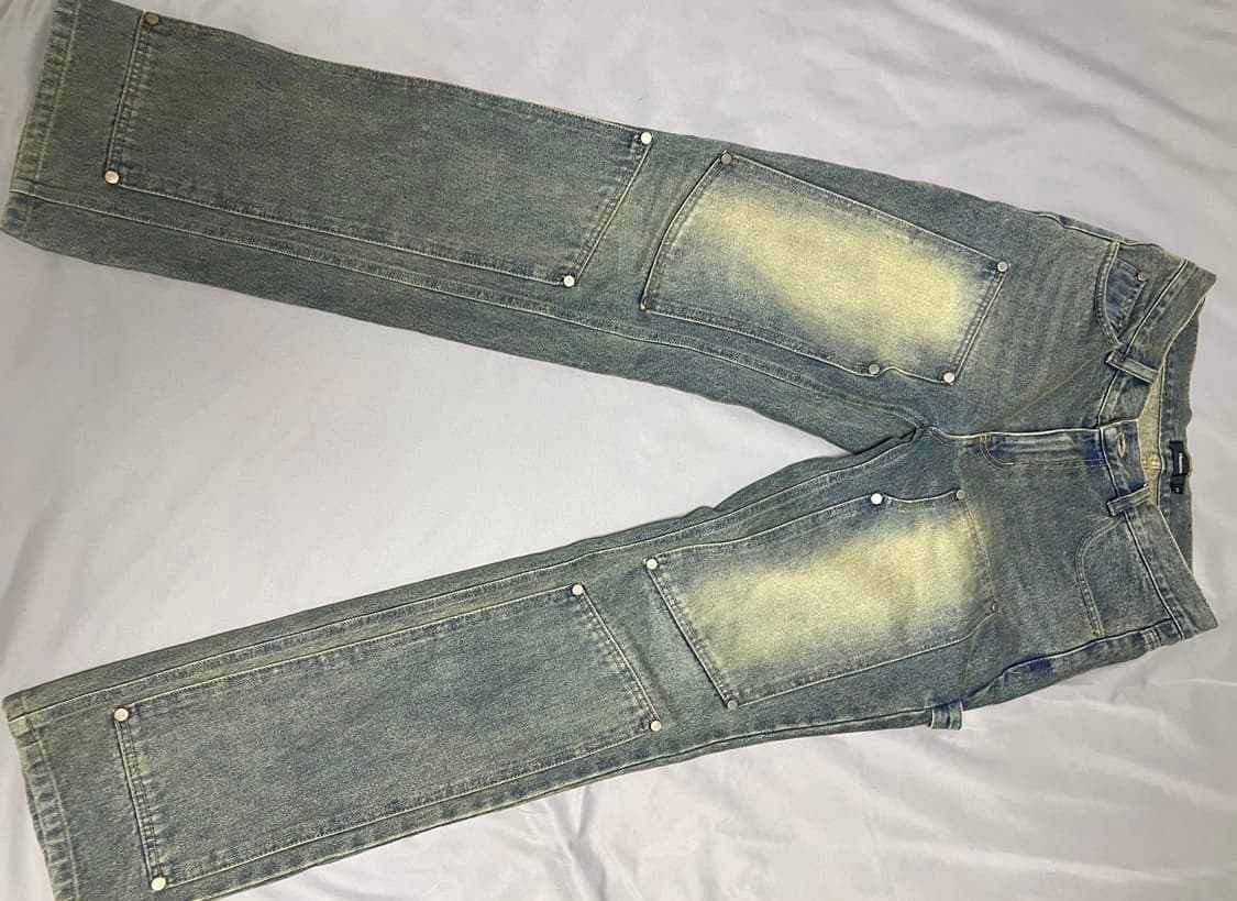 Meantime 데님 카펜터 데저트 블루 s 상품이미지1