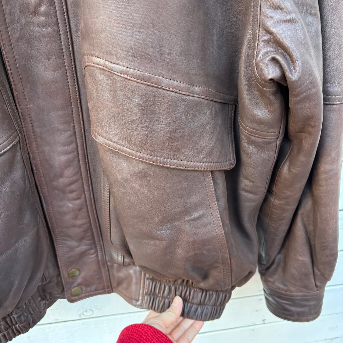 Vintage 빈티지 레더 가죽 자켓 상품이미지5