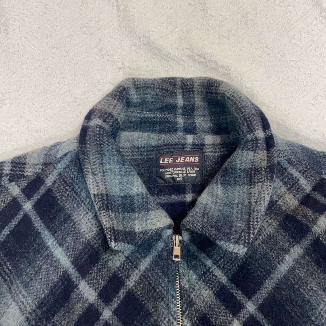 [105] LEE 모직 체크 자켓 상품이미지2