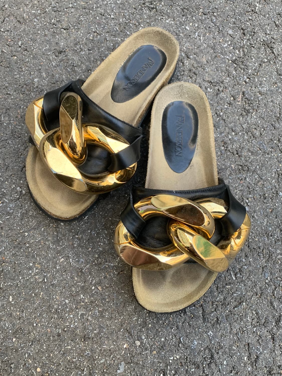 jw앤더슨 체인 뮬 (black) 상품이미지5