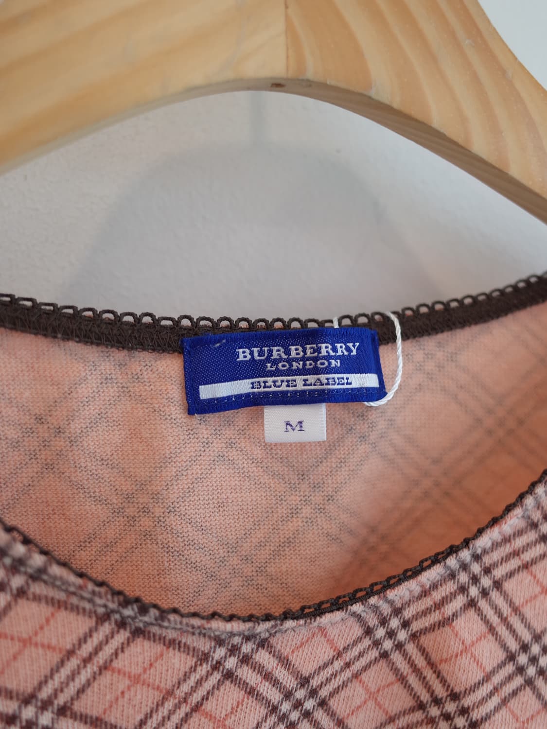 BURBEERY 버버리 블루라벨 노바체크 롱슬리브 티 상품이미지2