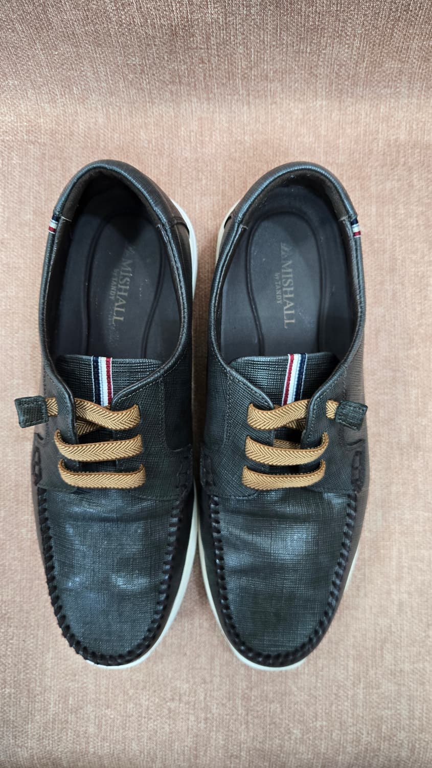  탠디255mm- 미셸BY탠디  초경량 밴딩끈 세미캐주얼화 3센치굽 상품이미지2